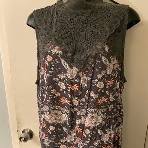 Torrid Lace Shark-bite Tunic